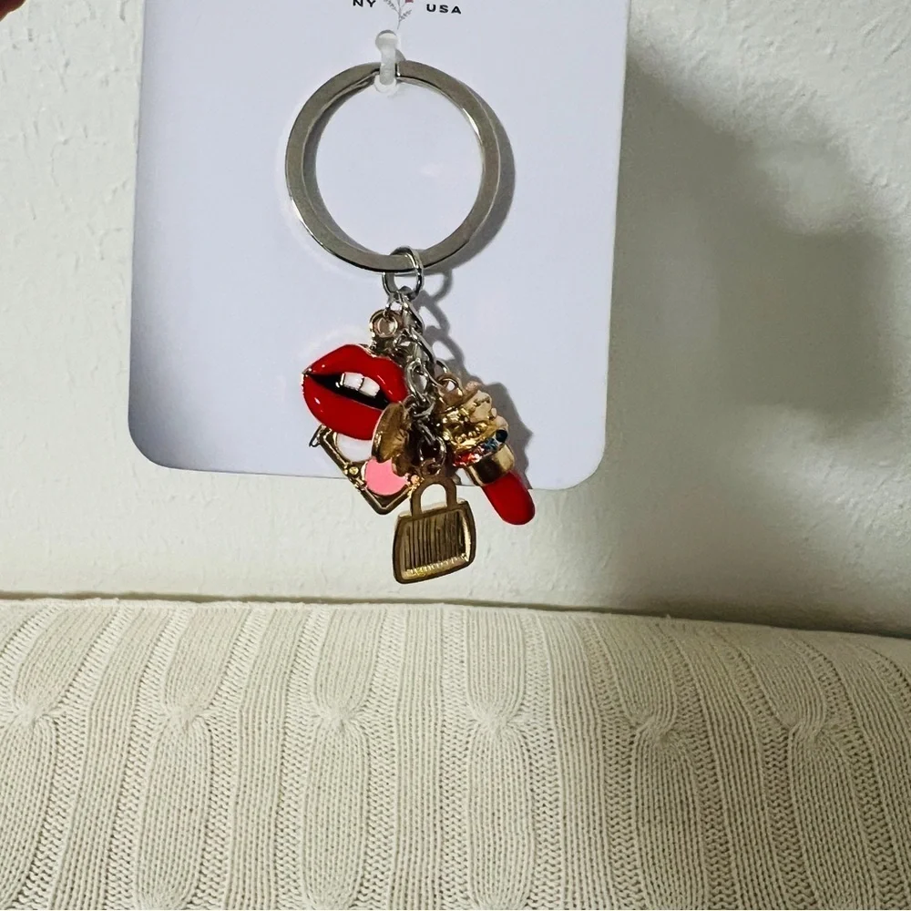 Lulla Collection Petite Lipstick Purse Bag Charm Keychain New Glamour